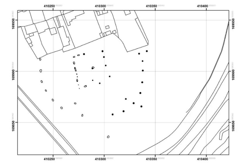 The reconstructed ground plan