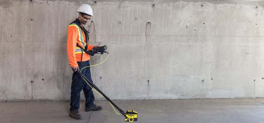 Conquest gpr case study; Post-tension cable scan
