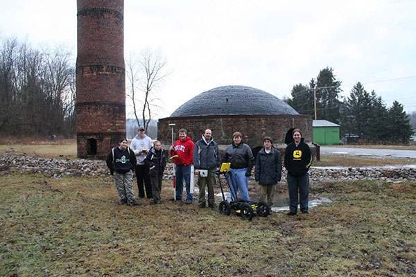 Noggin GPR survey at a late 19th century brick factory