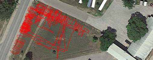 Collecting GPR data in a pseudo-grid, using an accurate GPS for positioning Collecting GPR data in a pseudo-grid, using an accurate GPS for positioning