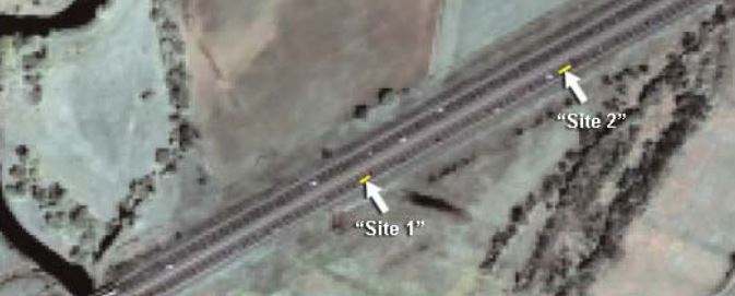 The location of sites mapped with the RoadMap system The location of sites mapped with the RoadMap system