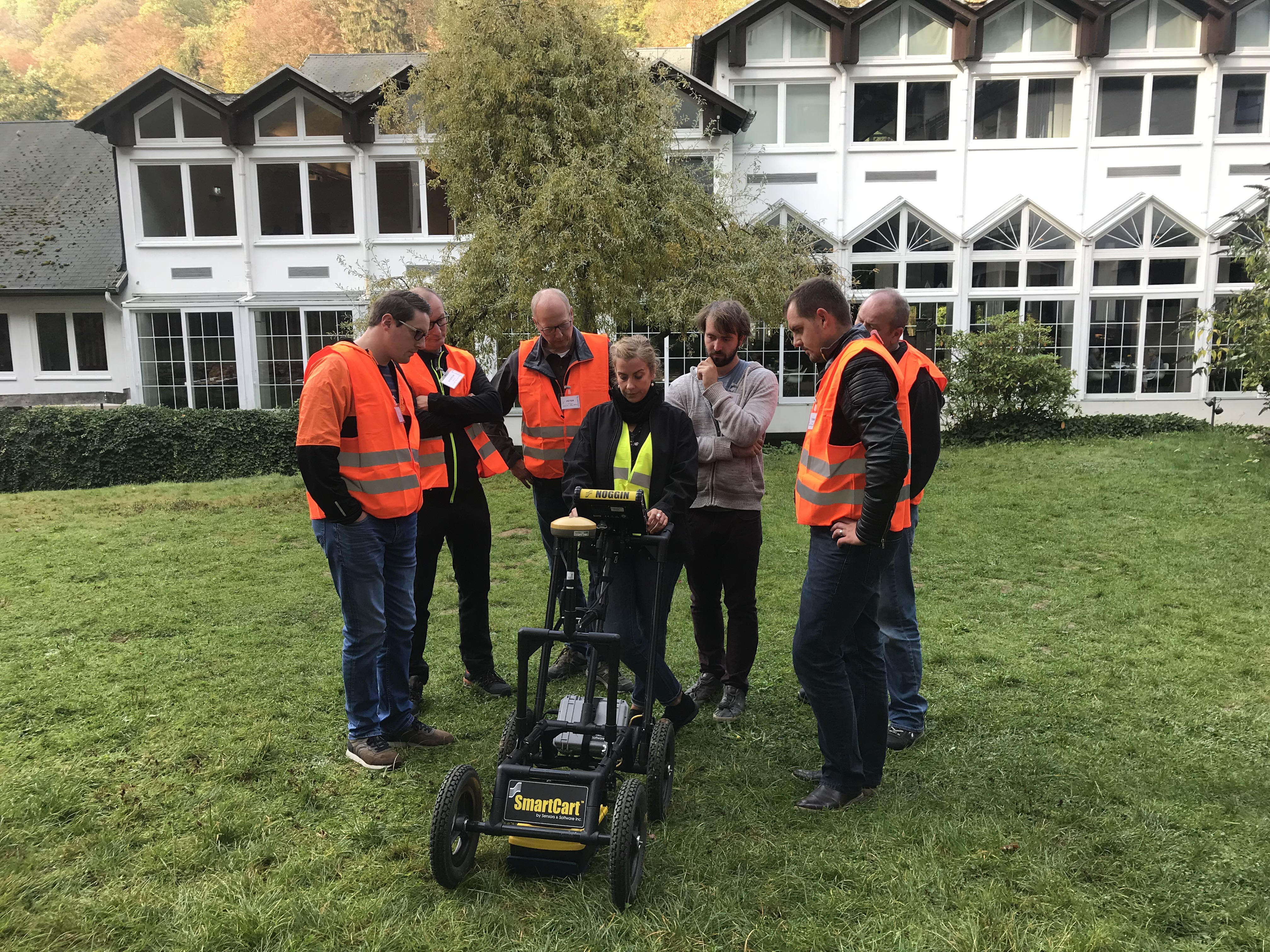 forensic survey using GPR