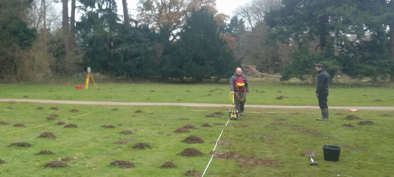 scanning underground tunnels using ground penetrating radar (GPR)