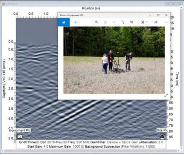 Adding pictures on GPR projects