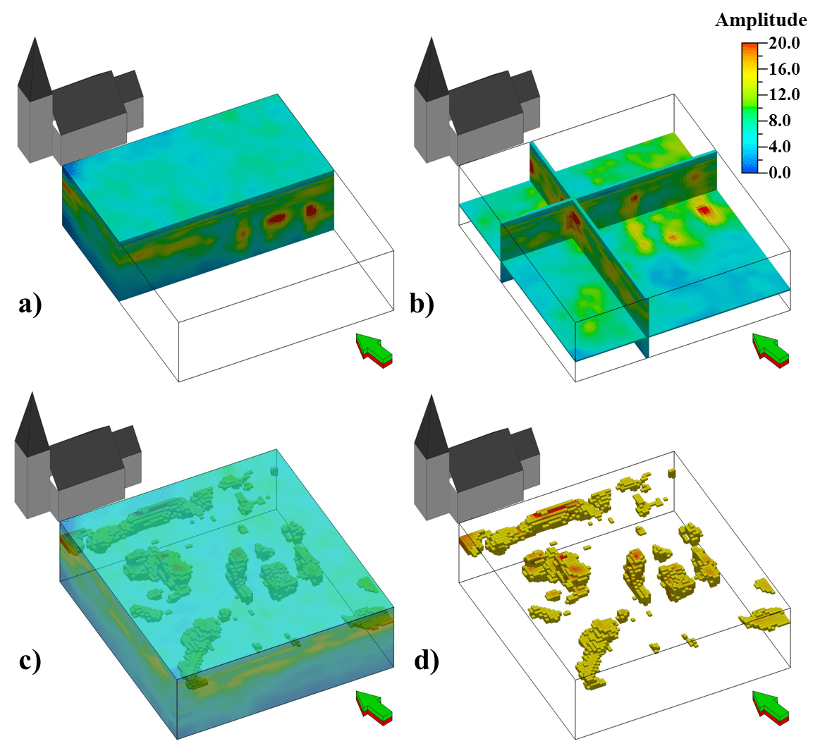 four 3D models