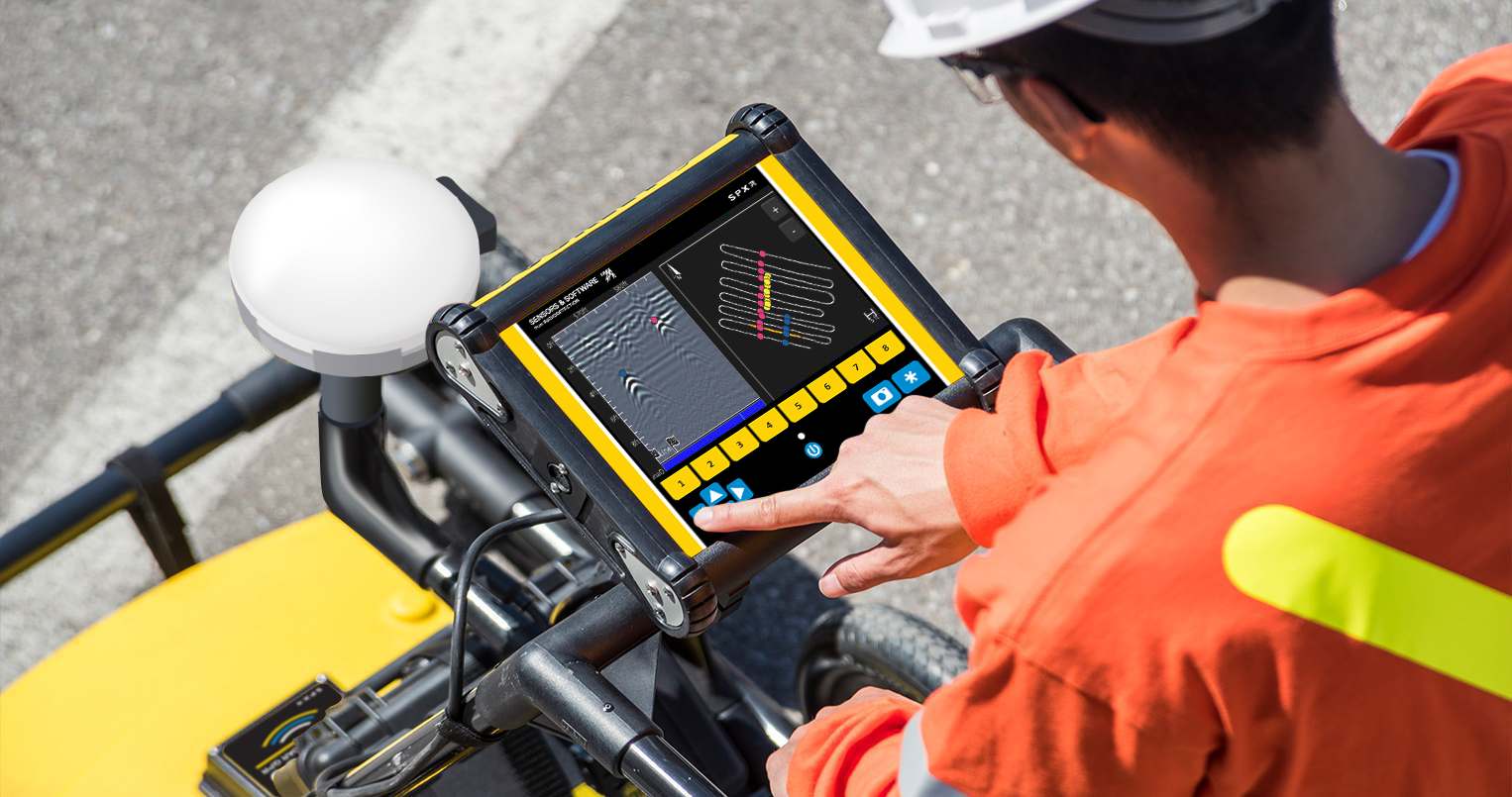 utility locating scan grid