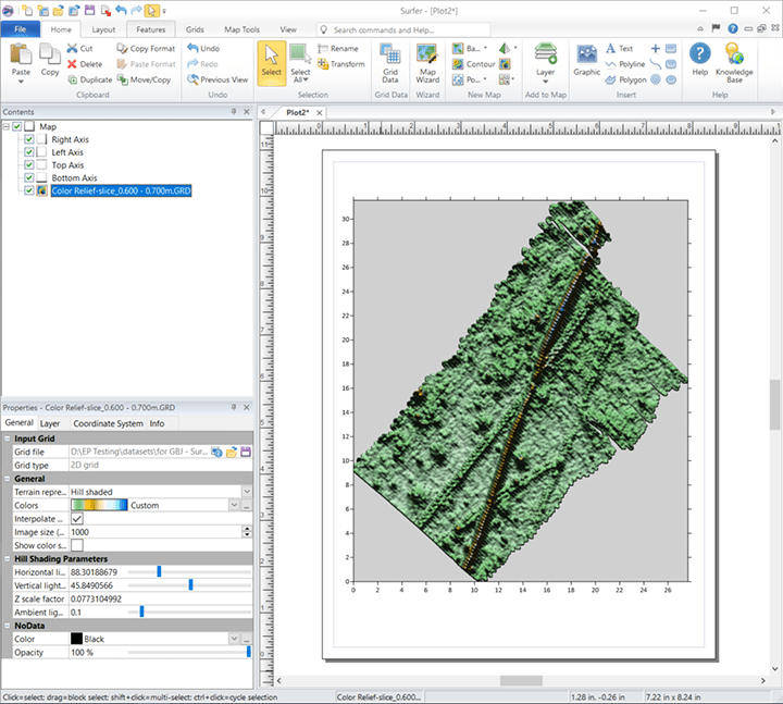 3D images in the Voxler software