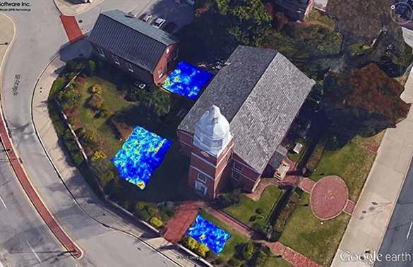 depth slices on Google Earth
