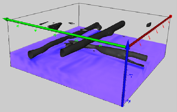 3D images in the Voxler software